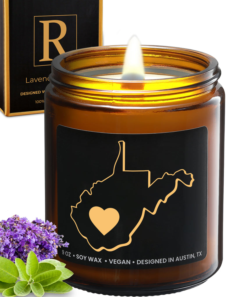 West Virginia State Candle