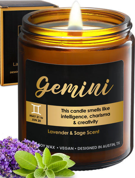Zodiac Gemini Candle