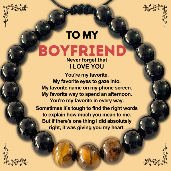 To My Boyfriend Bracelet