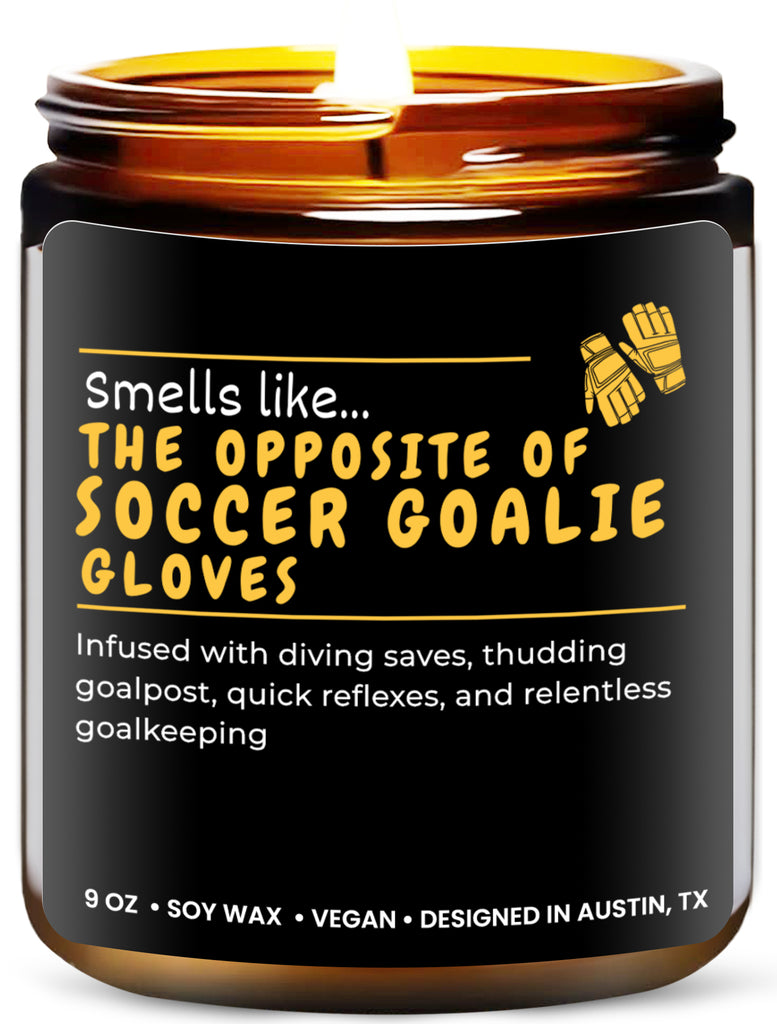 Soccer Goalie Candle - Rosa Vila