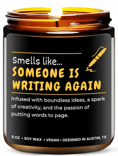 Writer Candle