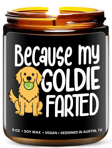 Funny Goldie Candle - Rosa Vila