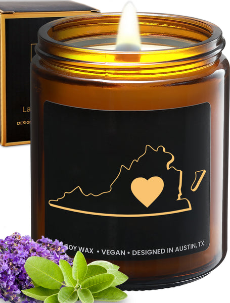 Virginia State Candle