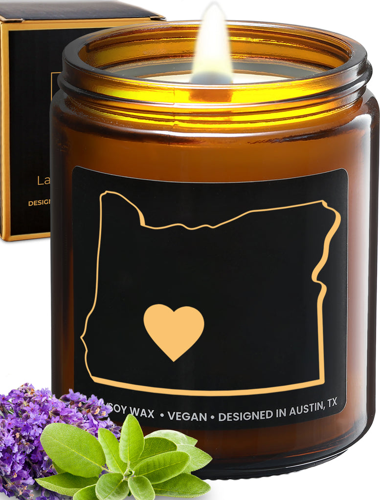 Oregon State Candle