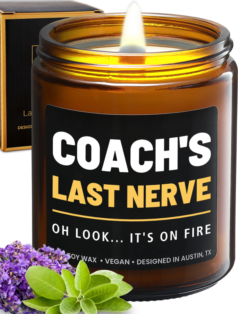 Funny Coach Candle