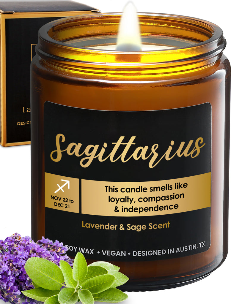 Zodiac Sagittarius Candle