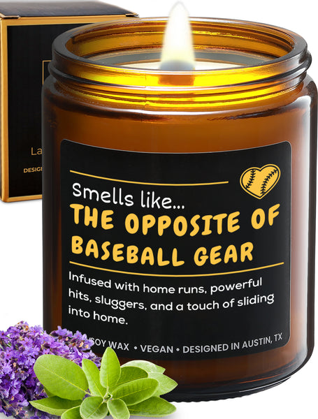 Baseball Candle