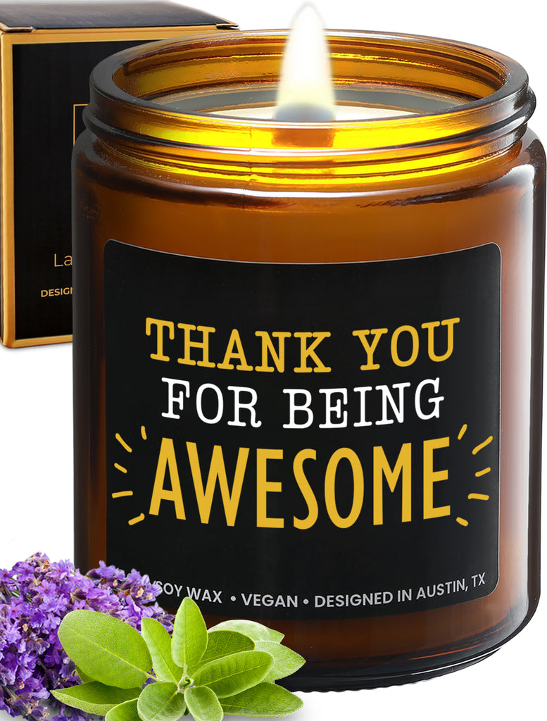 Thank You For Being Awesome Candle