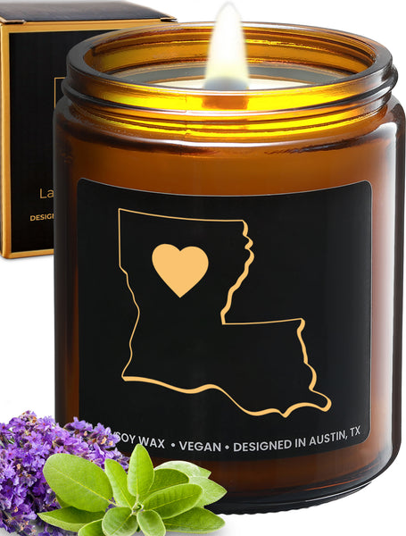 Louisiana State Candle