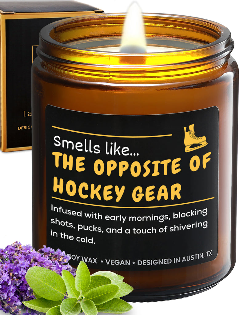 Hockey Candle