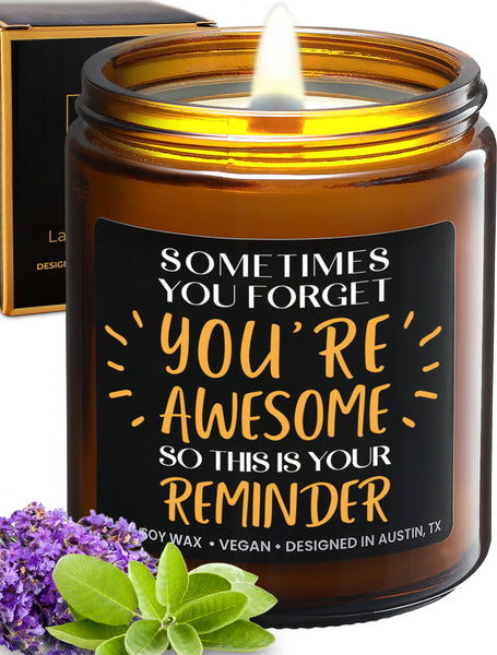 Sometimes You Forget You're Awesome Candle