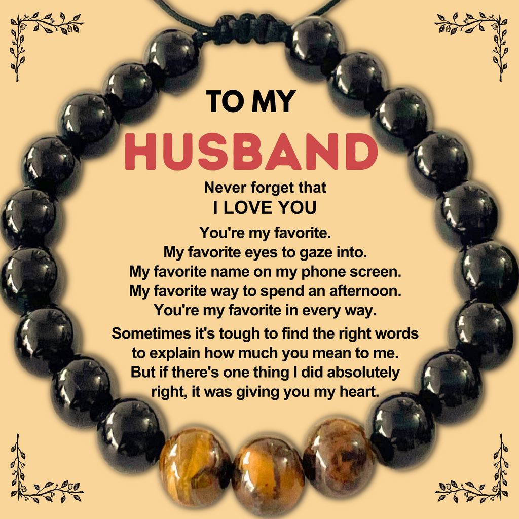 To My Husband Bracelet