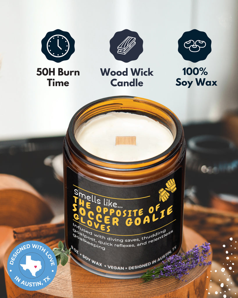 Soccer Goalie Candle - Rosa Vila