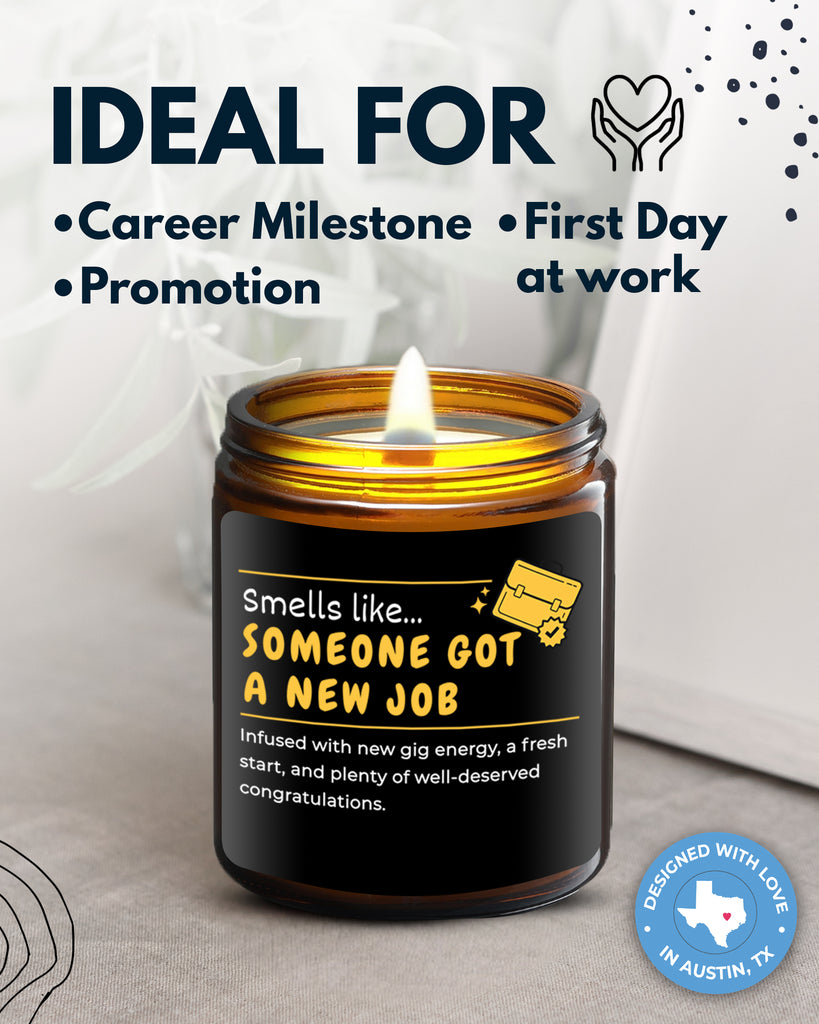 New Job Candle