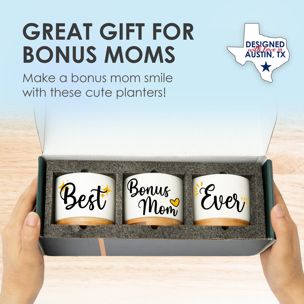 Best Bonus Mom Ever Planters