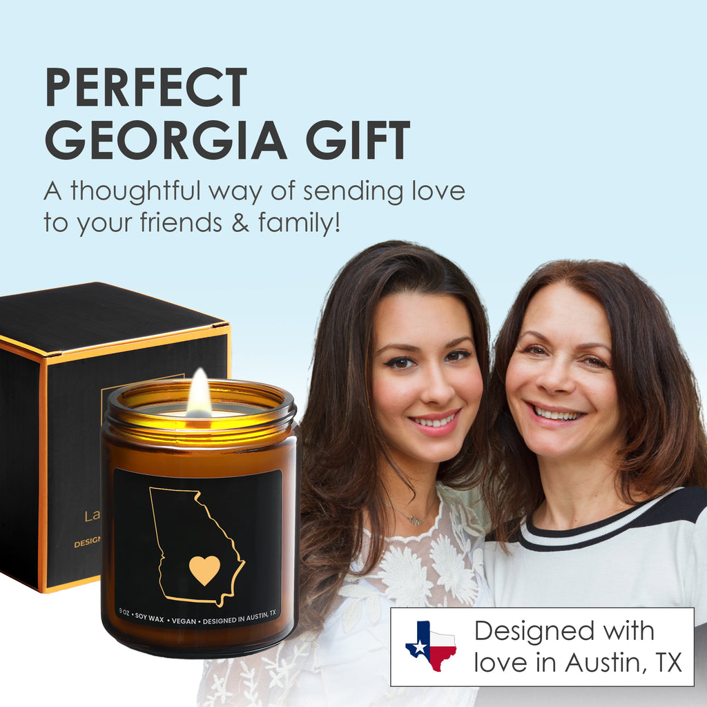 Georgia State Candle