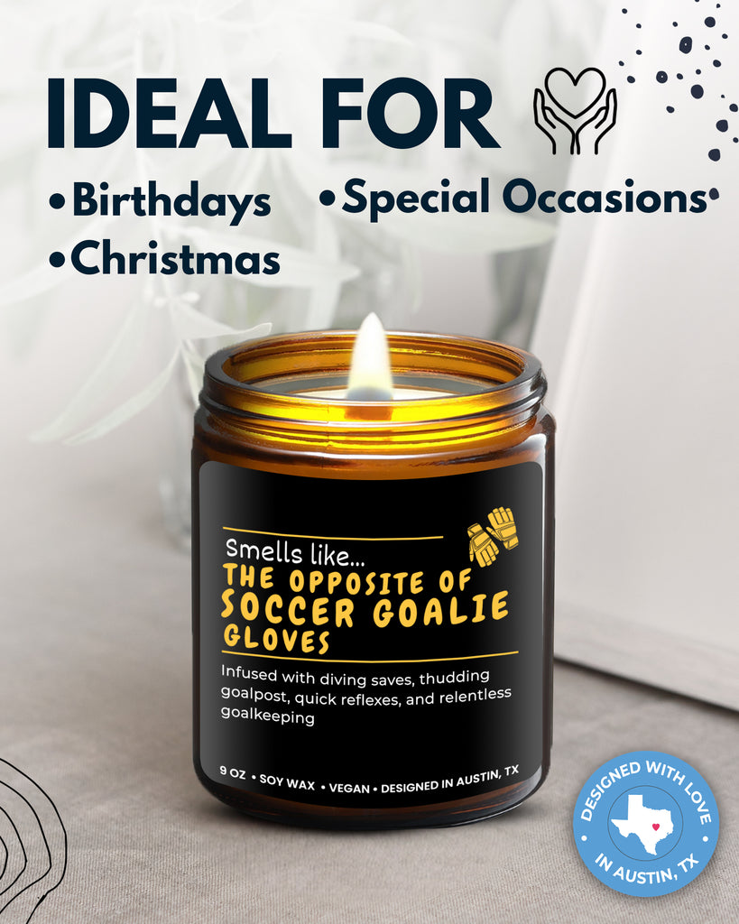 Soccer Goalie Candle - Rosa Vila