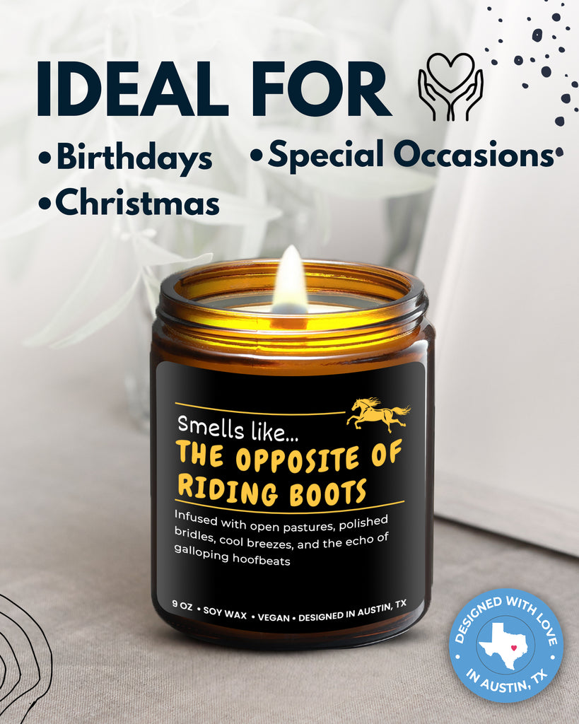 Horse Riding Candle - Rosa Vila