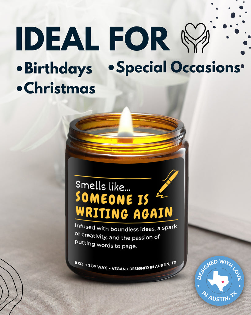 Writer Candle