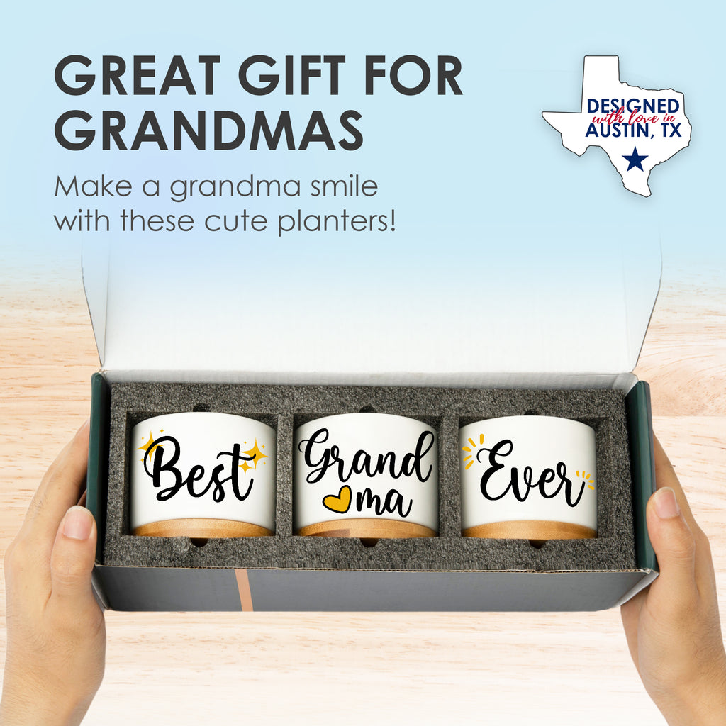 Best Grandma Ever Planters