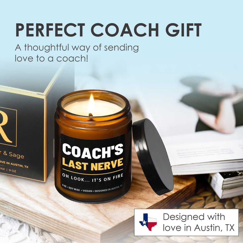 Funny Coach Candle