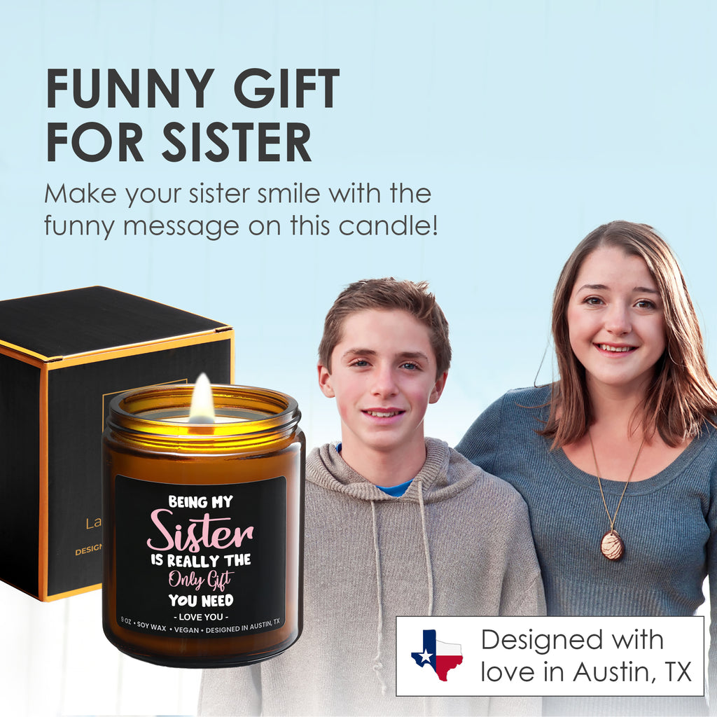 Funny Sister Candle
