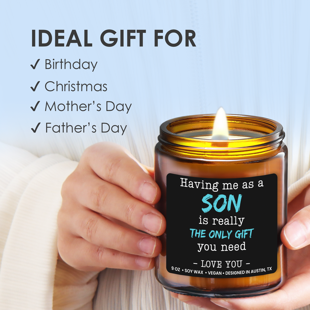 To My Parent From Son Candle