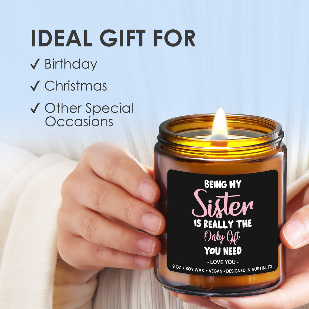 Funny Sister Candle