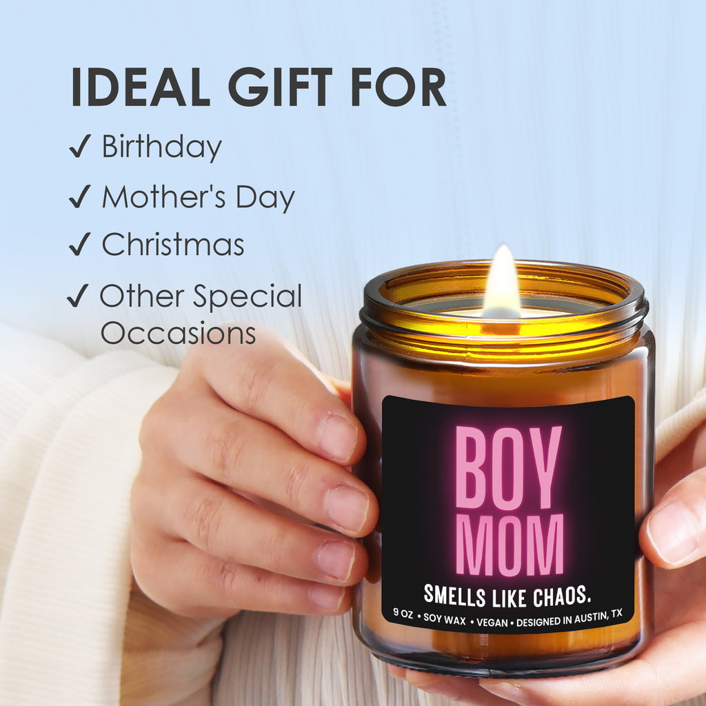 Boy Mom Candle