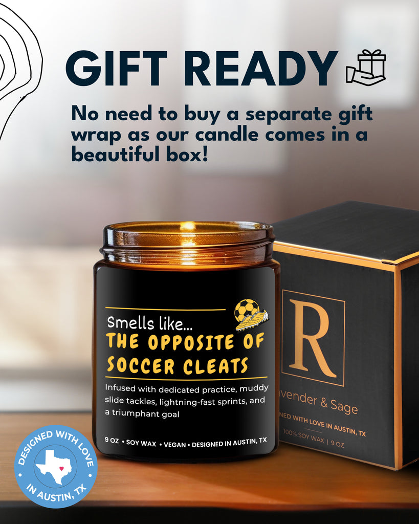 Soccer Candle - Rosa Vila