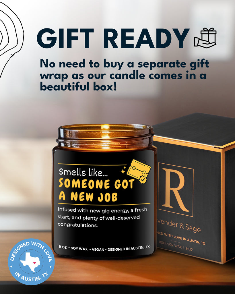 New Job Candle