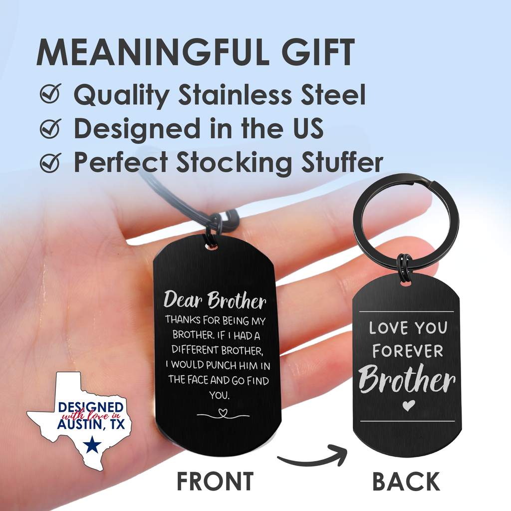 Funny Brother Keychain