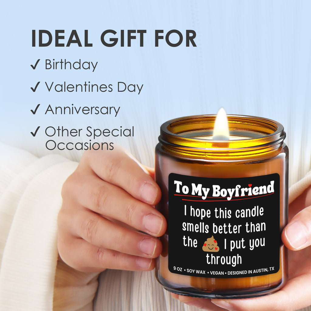 Funny To My Boyfriend Candle