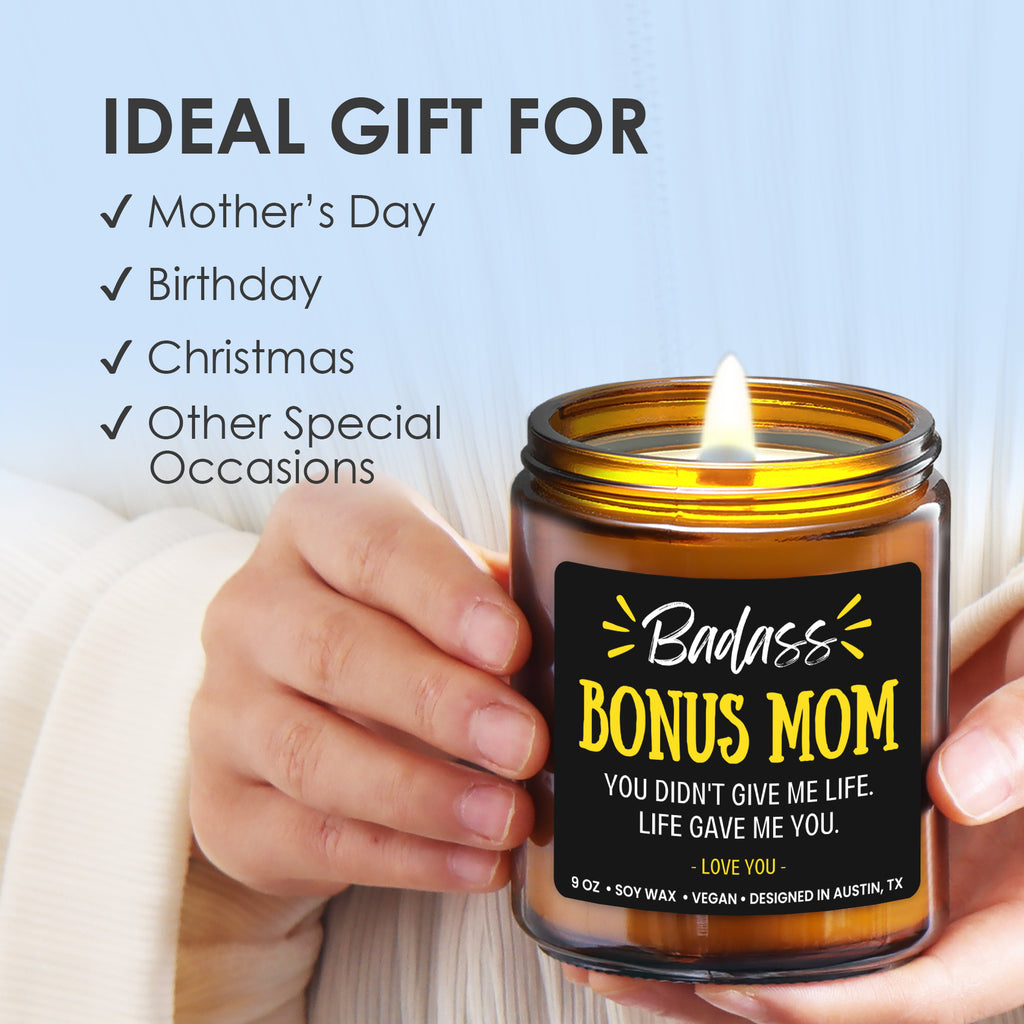 Badass Bonus Mom Candle