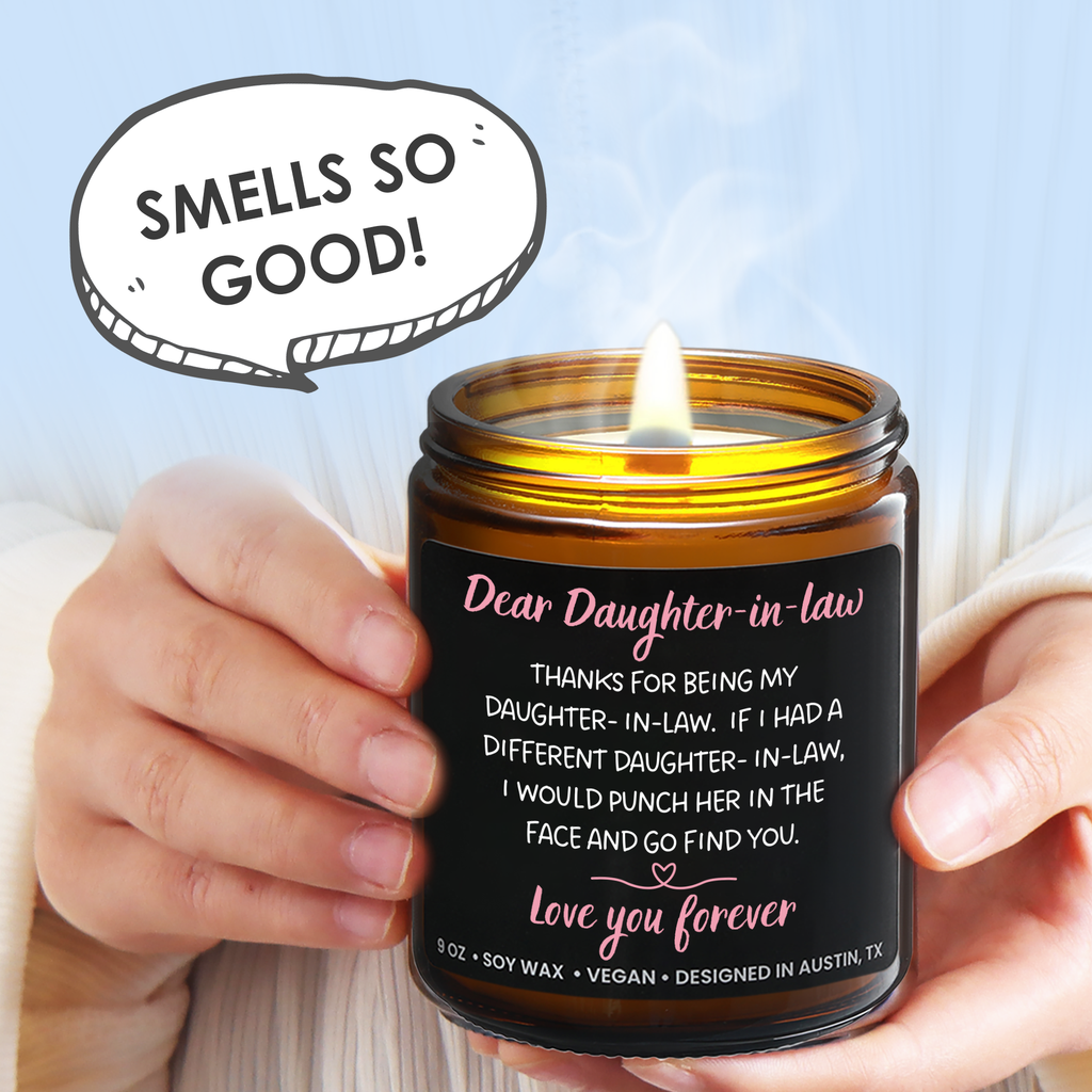 Funny Dear Daughter-in-Law Candle