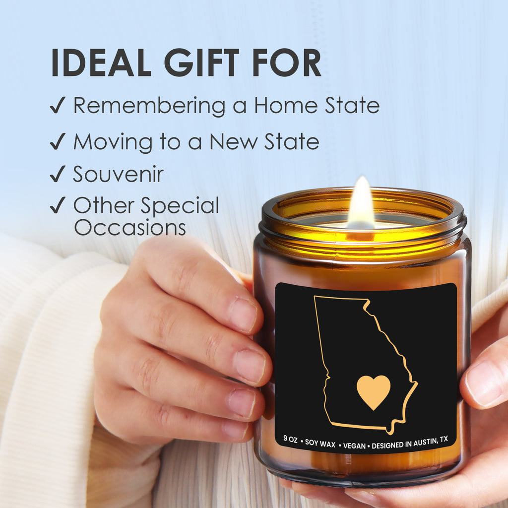 Georgia State Candle