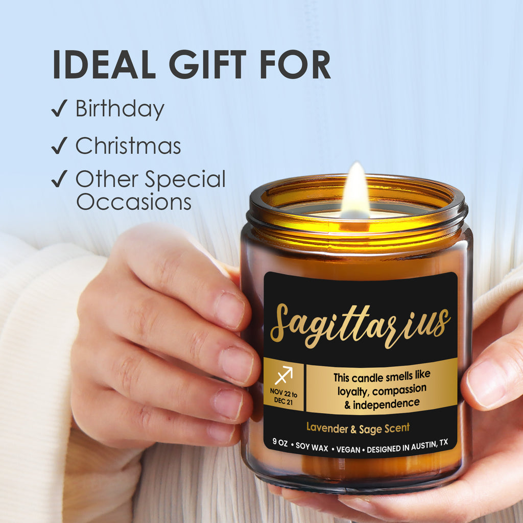 Zodiac Sagittarius Candle