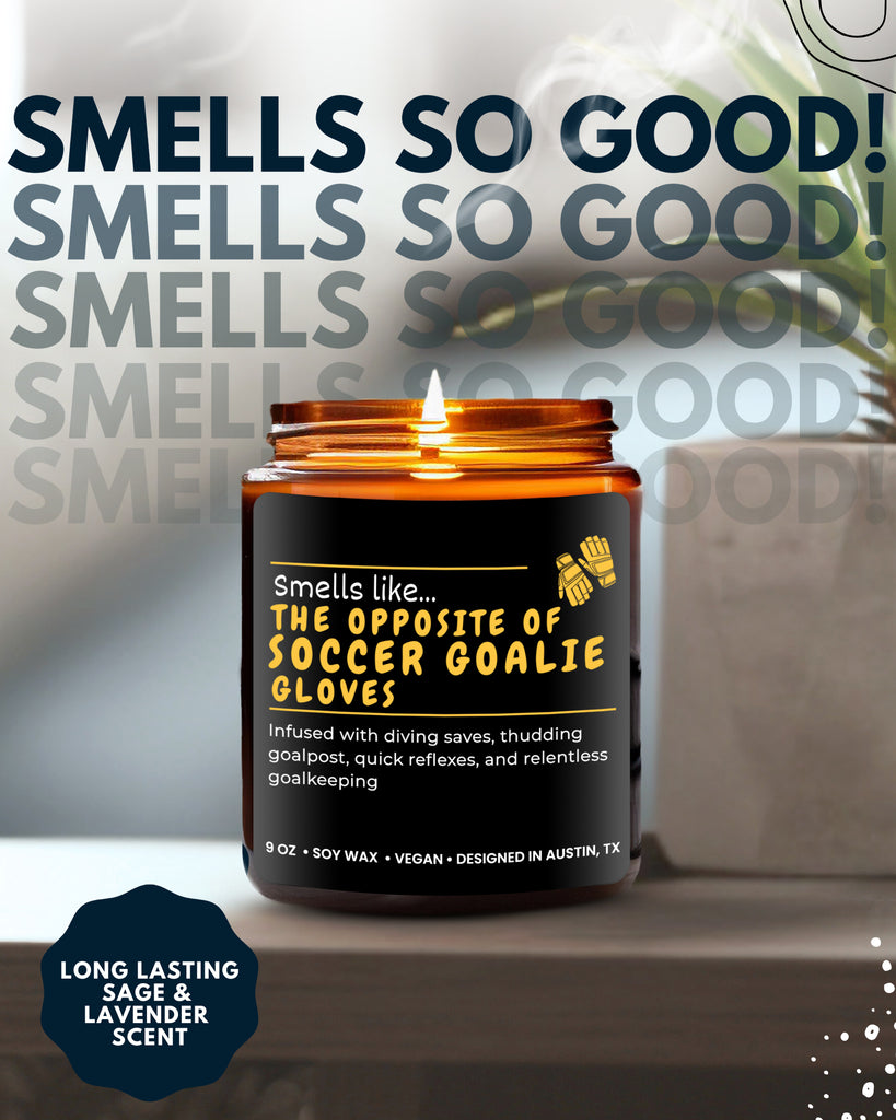 Soccer Goalie Candle - Rosa Vila