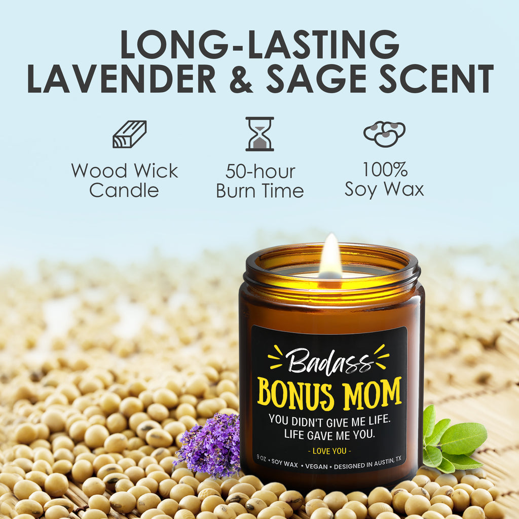 Badass Bonus Mom Candle