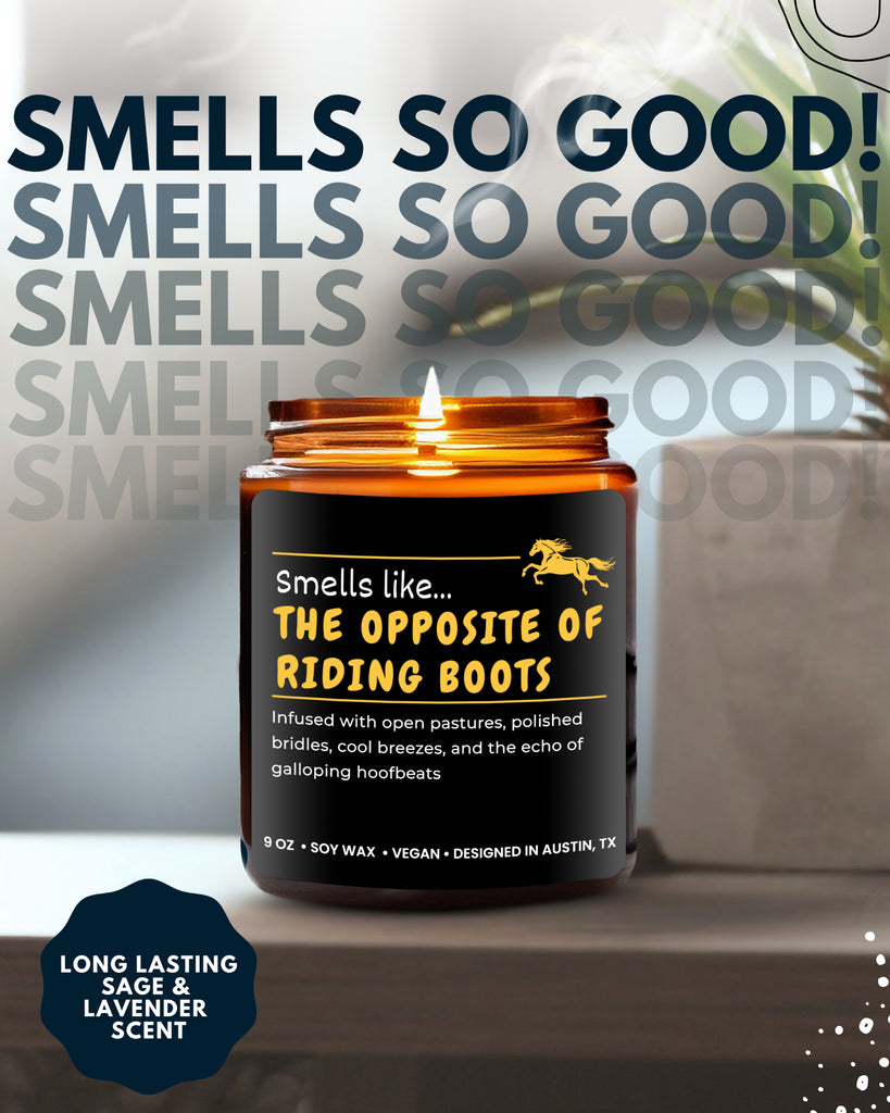 Horse Riding Candle - Rosa Vila