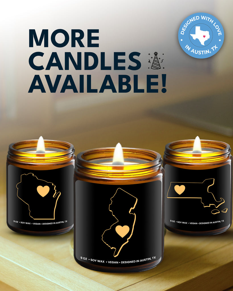 New Jersey State Candle - Rosa Vila