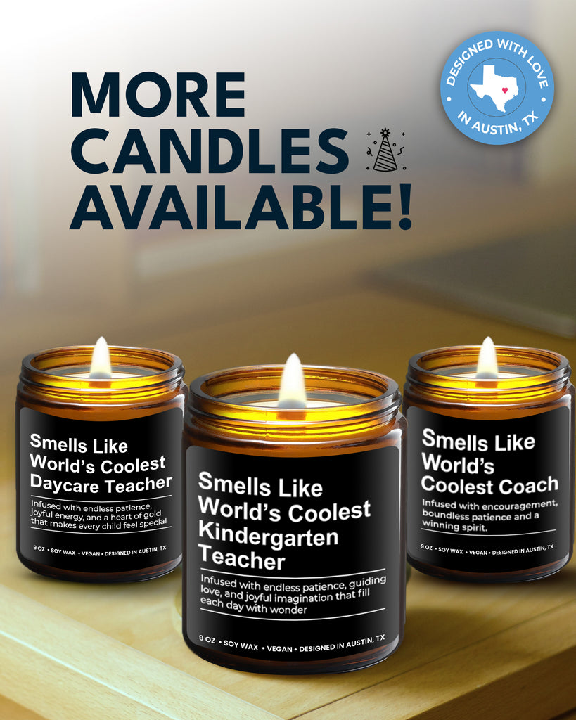 World's Coolest Kindergarten Teacher Candle - Rosa Vila