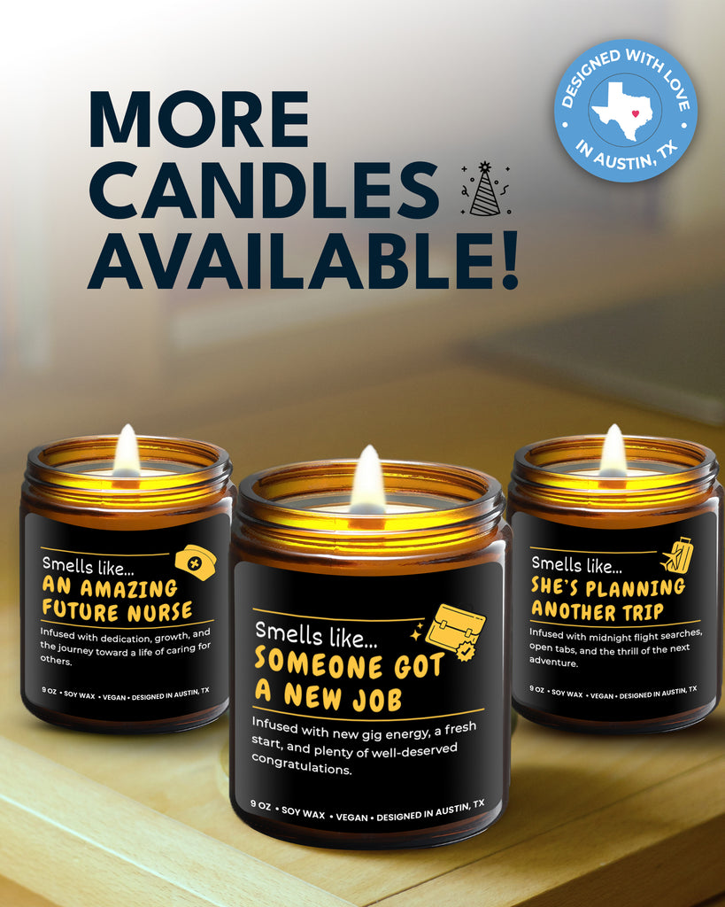 New Job Candle