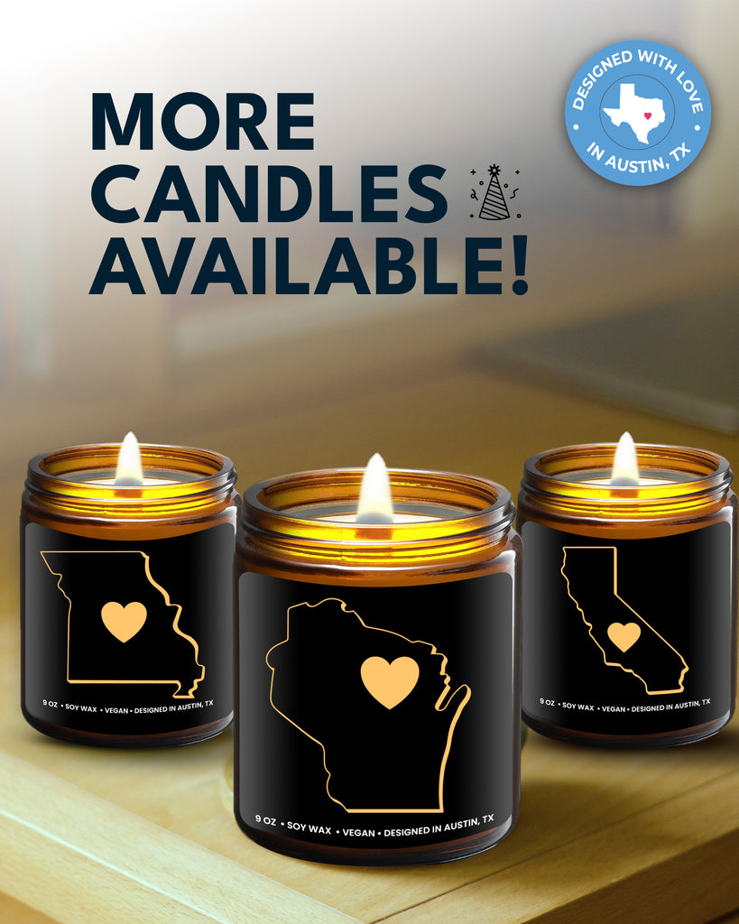 Wisconsin State Candle - Rosa Vila