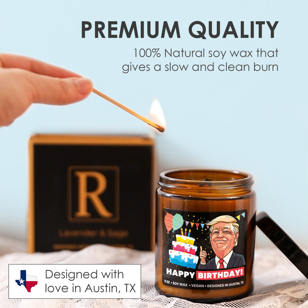 Trump Funny Birthday Candle