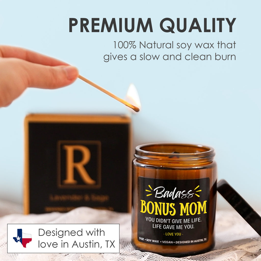 Badass Bonus Mom Candle