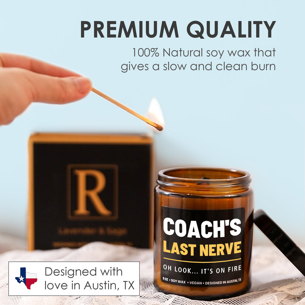 Funny Coach Candle