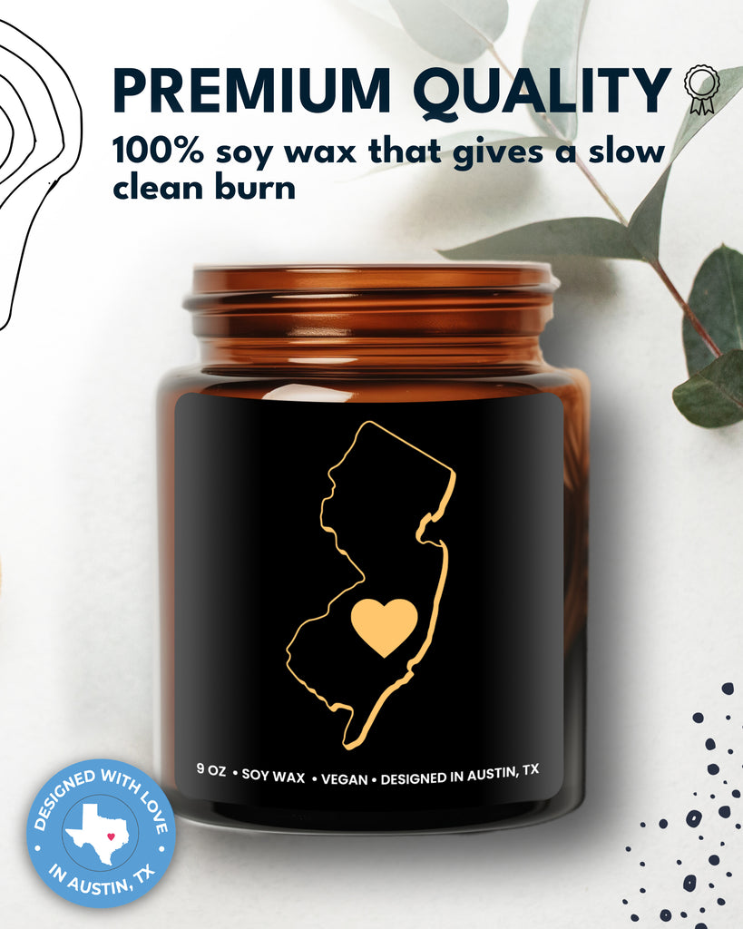 New Jersey State Candle - Rosa Vila