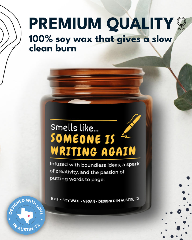 Writer Candle