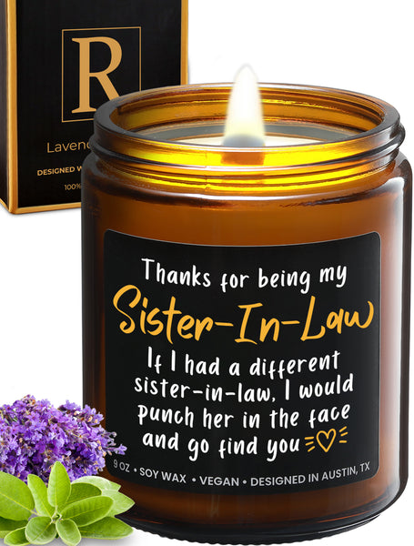 Funny Sister-In-Law Candle